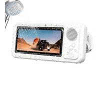 Soporte Impermeable para teléfono para Ducha, rotación de 360 Grados, Soporte Seguro con Altavoz, para teléfono de Ducha, para Espejo de baño, Pared, salpicadero, ventilación, Parabrisas móvil