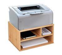 Soporte impresora Estante organizador Mueble de oficina 3 compartimientos