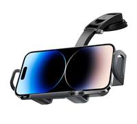 Soporte inalámbrico para cargador de coche, soporte para smartphone automático, cargador de doble bobina de 15 W, 6.1 x 3.1 x 2.75 pulgadas, compatible con consola central, ángulo de visión ajustable