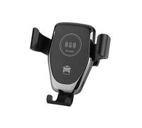 Soporte Inalámbrico Para El Cargador De Coche Soporte De Gravedad Soporte De Carga Salida De Aire Coche Cargador Rápido Inalámbrico-Negro