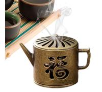 Soporte Incense - Cuenco aromático de aromaterapia, decoración de escritorio estética, estructura hueca, diseño duradero, accesorio de diseño duradero | Varillas de incienso para meditación en casa