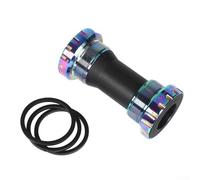 Soporte inferior de bicicleta de aleación de aluminio, rodamiento roscado con doble sellado de silicona para bielas Hollowtech de 24 mm, componente de cubo de ciclismo impermeable a prueba de polvo (B
