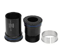 Soporte inferior para bicicleta BB8624 Aleación de aluminio Rodamiento sellado duradero Reemplazo del soporte inferior para bicicleta de carretera para discos de eje de 24 mm de