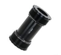 Soporte inferior T47 de 47 mm de diámetro interno Cuerpo de aleación de aluminio Rodamiento de grado P5 para eje de manivela de 24 mm 29 mm sellado impermeable ligero negro se adapta a marcos de