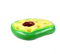 Soporte inflable para bebidas de piscina, taza flotante con válvula de retorno para fiesta en la playa, agua, PVC, 7,5 cm (aguacate)