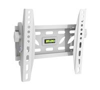 Soporte Intecbrackets de pared resistente, de color blanco, ajustable e inclinable para televisor compatible con pantallas 19, 20, 22, 23, 24, 26, 27, 28, 29, 30, 32, 34, 36, 37, 39, 40 pulgadas