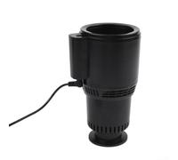 Soporte inteligente 2 en 1 para bebidas para coche para calentar y enfriar, compacto para portavasos térmicos para vehículo y oficina, material ABS, fácil de usar, ahorro de energía, color negro