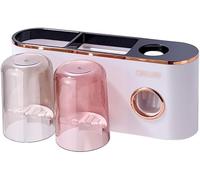 Soporte inteligente for cepillos de dientes for baño, soporte for cepillos de dientes 2/3/4, soporte for cepillos de dientes montado en la pared, accesorios for pasta de dientes, organizador de almace