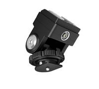 Soporte intermitente con puerto de sincronización de PC y rotación de 180 grados para cámara DSLR, montaje de zapata caliente, configuraciones de iluminación profesional, soporte ajustable