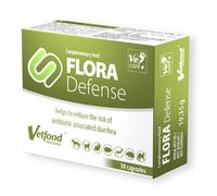 Soporte intestinal para perros medianos y grandes - Flora Defense - VetFood - Cantidad: 30 cápsulas