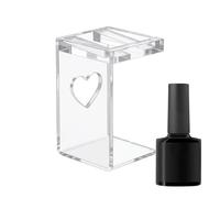 Soporte Invertido de Bote de Uñas Portabotellas Transparente Estable | Estante Organizador y Herramienta Manicura a adultos principiantes aficionadas mujeres niñas novia