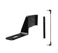 Soporte invisible de zapata fría para micrófono compatible con Insta360 X5, adaptador de micrófono de aleación de aluminio ligero para RODE Wireless Go, accesorio negro de 83 x 35 x 17 mm