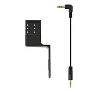 Soporte invisible para zapata fría para 360 grados, ligero, con cable de cable, micrófonos, zapata fría