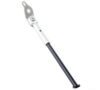 Soporte izquierdo de aleación de aluminio para bicicleta de 16 pulgadas | Se adapta a bicicletas plegables de 16 pulgadas, para palanca de liberación rápida, 220 mm de longitud, aleación de aluminio