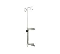 Soporte Jaula para mascotas, poste intravenoso con 2 ganchos, soporte para bomba de infusión de acero inoxidable, jaula para perros, soporte de goteo IV, soporte para poste intravenoso Ancianos