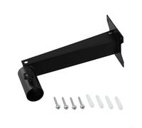 Soporte largo de pared compatible con Starlink Gen 2 V2, soporte de antena parabólica exterior de aleación de 24 cm para una instalación segura y estable debajo de los aleros