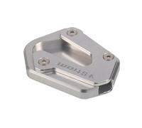 Soporte Lateral CNC para Motocicleta con Almohadilla Aumento Extendida para Suzuki para V-Strom 650 650XT DL650 DL 650 2004-2022(Plata)