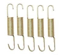 Soporte lateral con resorte central de bicicleta, resorte de tensión, resorte de extensión de doble gancho, resorte de extensión de 160 mm, tensión fuerte dorada para bicicleta eléctrica, motocicleta