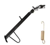 Soporte Lateral de Metal para Moto y Scooter Eléctrico, Caballete Estable | Aparcar en Grava y Bordes Irregulares, Apoyo Accionable Pie, Uso en Moto y Patinete
