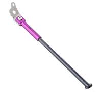 Soporte lateral derecho de aleación de aluminio con liberación rápida para bicicletas plegables Dahon 451 S20 P9 P10 y 20 pulgadas (morado)
