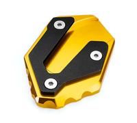 Soporte Lateral Motocicleta Almohadilla Ampliadora Para MT09 MT07 Para TRACER 9 GT 7GT 900GT 700GT XSR 700 900 YZFR7 FZ09 MT-09 MT 07 Almohadilla extensión caballete lateral(A- Oro)