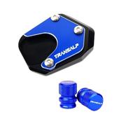 Soporte Lateral Pad para Transalp XLV 600 650 700 XL600V XL650V XL700V Tapa De Válvula Neumático Motocicleta Soporte Lateral Pie Apoyo Ampliar Extensión