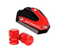 Soporte Lateral Pad para V-Storm 800DE para Vstrom para V-Strom 800de 2 Motocicleta Soporte Extensión Pie Lateral Ampliadora Placa De Pad