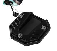 Soporte Lateral para Moto Antideslizante,Antihundimiento y antideslizante, protector de suelo,Plaquita Extensora para Pata Lateral - para Césped, , Nieve, Asfalto Caliente, Estacionamiento al Aire Lib