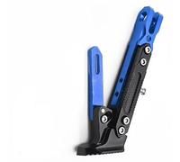 Soporte Lateral para Moto para Harley Davidson Pan America 1250/1250 Special 2020 2021 2022,Ajustable Caballete de Motocicleta, Accesorios para Patadas Soporte para Pie Antideslizante,Blue