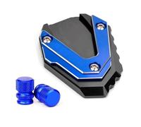 Soporte Lateral Para Motocicleta, Almohadilla De Extensión Pie, Tapas Válvula Para HONDA SHI 300 350 SH125 125i SH150 150i(Combo-Blue)