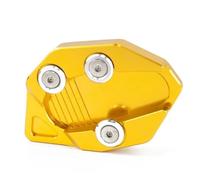 Soporte Lateral para Motocicleta, Ampliador, Placa De Ampliación para Yamaha XP530 2012-2015 TMAX 530 2012 2013 2014(Gold)