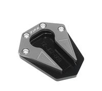 Soporte Lateral para Motocicleta CNC Almohadilla Amplificadora Extendida para TRK502 TRK502X BN600GS BN600 BJ600 TRK 502X BN 600 Almohadilla Pata Cabra Motocicleta(Titanium)