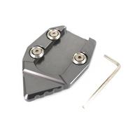 Soporte Lateral para Motocicleta, Extensión De Caballete, Placa Ampliada para Vulcan S VN650 2015 2016 2017 2018 Aumentar la Estabilidad del área de Soporte(Titanium)