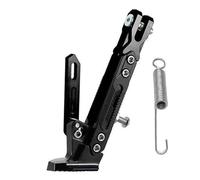 Soporte Lateral para Motocicleta para Kawasaki Z H2/900/900 RS/800/650, Regolabile Antideslizante Supporto Caballete Moto Modificación Parcheggio,D Black