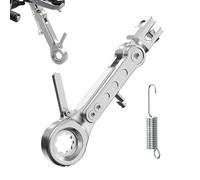 Soporte lateral para motocicleta, soporte lateral eléctrico, resistente y | Para hombres, mujeres, adolescentes, niñas, atletas, hijo, garaje, taller, aventura al aire libre