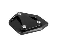 Soporte Lateral Placa Extensión De Pata Cabra para Motocicleta para Rebel CMX1100 2021-2024 Placa Soporte Almohadilla Aluminio CNC Extensión Kickstand(Negro 1)