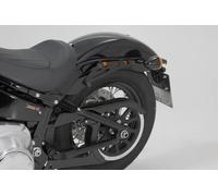 Soporte lateral Slh negro Sw-motech Harley Davidson Fxbb-flsl-fxst HTA.18.682