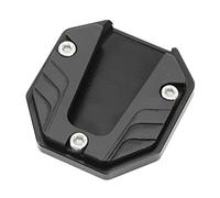 Soporte Lateral Universal de Motocicleta, Placa de Extensión de Aleación de Aluminio, Negro, Accesorio de Alta Resistencia