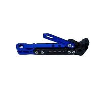 Soporte lateral Universal for motocicleta soporte de pie estacionamiento ajustable for Scooter(Blue)
