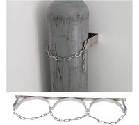 Soporte ligero de pared for cilindros de gas, ideal for quirófanos y sanatorios.(34.3 in/87cm)