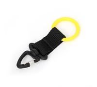 Soporte ligero para boquilla de buceo con anillo elástico para asegurar el regulador de segunda etapa (amarillo)