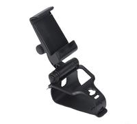 Soporte ligero para teléfono de PC para controlador DualSense Edge, que permite un ángulo de visión más grande y juegos móviles cómodos (negro)