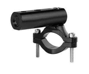 Soporte luz giratoria Universal Motorcycle Mount Bracket Bumper Modified Headlight Stand Spotlight Extension Pole Frame Support(1PCS Black 20-35mm)