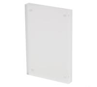 Soporte magnético acrílico para fotos, marco transparente para mostrar de forma fiable tus recuerdos favoritos en casa u oficina (7 x 10,5 cm)