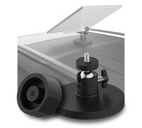 Soporte Magnético Ajustable para Starlink Mini de MMOBIEL - Base Aluminio con Imán Potente y Placa Adaptadora Redonda (Adaptable Modelos Antiguos y Nuevos) para RV, Coche, Barco, Ventana, Techo Solar