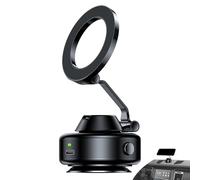 Soporte magnético Antideslizante para teléfono Celular, aleación de Aluminio, Soporte de teléfono con al vacío, Accesorios de Cuna de automóvil para salpicadero de Coche