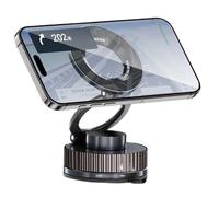 Soporte Magnético con Ventosa,Montaje Ajustable 360 Grados para Automóvil Y Teléfono Móvil | Ventosa Plegable para Smartphone En Salpicadero, Rejilla, Ducha Y Equipo De Gimnasio