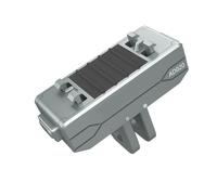 Soporte magnético de aleación de aluminio de liberación rápida plegable con 2 garras, adaptador de tornillo de 1/4 para cámara deportiva, soporte magnético para videografía al aire libre