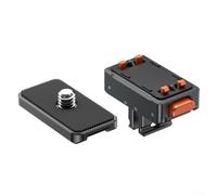 Soporte magnético de liberación rápida para aleación de aluminio Insta360 | Adaptador magnético para Insta 360 X5/X4/X3 y para Pro 2/Acepro/con accesorios de extensión de 1/4 a 20 para selfie y trípode