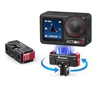 Soporte magnético de liberación rápida para dji OSMO Action 3/4/5 Pro, rotación Horizontal de 360° para Cambiar rápidamente sujetos de Disparo para Ciclismo, Motocicleta, Palo Selfie y vlog
